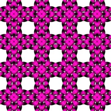 Continuous pattern  with Celtic weaving Stock Illustration