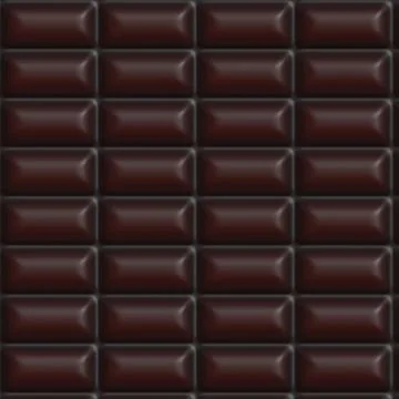 Continuous pattern  of   chocolate   bar イラスト素材