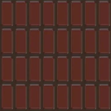 Continuous pattern  of   chocolate   bar イラスト素材