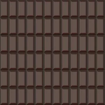 Continuous pattern  of   chocolate   bar 스톡 일러스트
