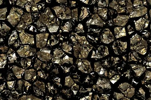 Continuous  pattern  of growing druzes Illustrazione stock