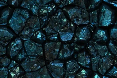 Continuous  pattern  of growing druzes Illustrazione stock