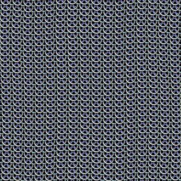 Continuous pattern  of ring armour scale Stock Illustration