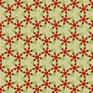 Continuous pattern in victorian style with roses Stock Illustration