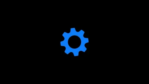 Continuous Process Improvement And Setting or Gear Rotation Cycle Stock Footage 331756385