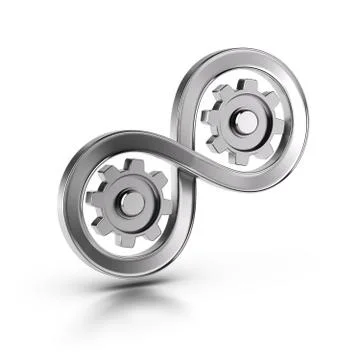 Continuous Process Improvement 스톡 일러스트