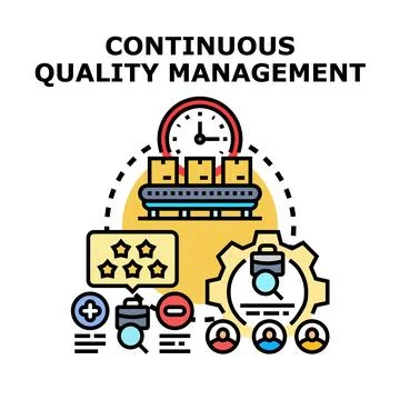 Continuous quality management optimizing business process performance 库存插图