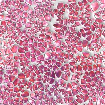 Continuous  rhinestone crystal pattern Stock Illustration