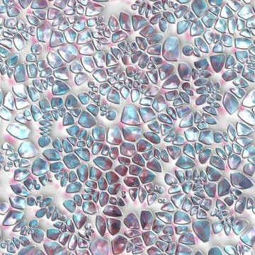 Continuous  rhinestone crystal pattern Illustrazione stock