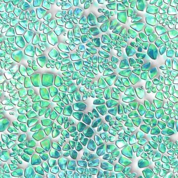 Continuous  rhinestone crystal pattern Illustrazione stock