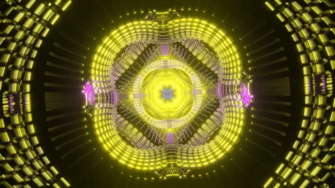 Continuous seamless loop of trippy sci-f... | Stock Video | Pond5