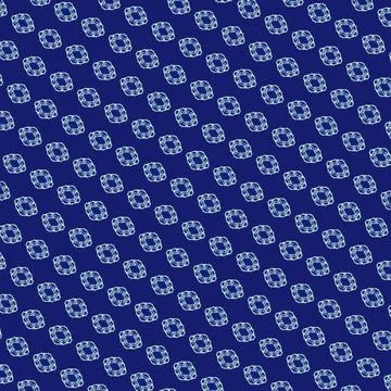 Continuous seamless texture in mint cream, aqua ice, deep blue, ink navy with co Stock Illustration