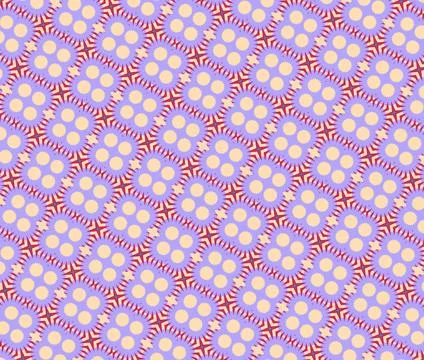 Continuous seamless texture with periwinkle, soft rose, peach fuzz, creamy sun, Stock Illustration