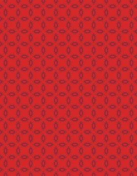 Continuous seamless texture rendered in amber, orange peel, fire engine red, pru Stock Illustration