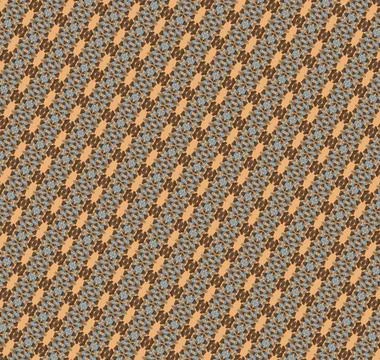 Continuous seamless texture rendered in oxide red, bronze, almond, winter sky, p Stock Illustration