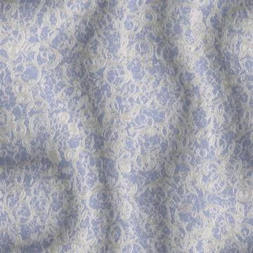 Continuous shining  brocade  pattern Stock Illustration