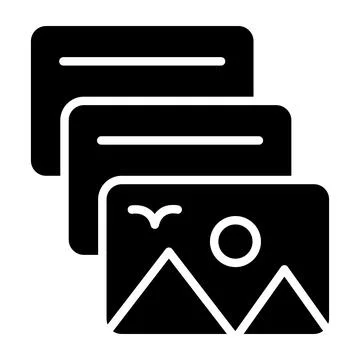 Continuous shot Vector Icon Design Illustration Stock Illustration