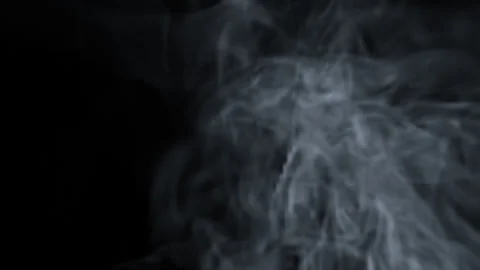 Continuous Smoke Loop Animation with Black Background Vidéo 280417681