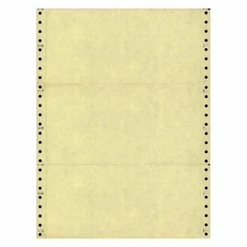Continuous stationery for printers Fotos de archivo