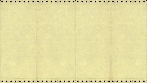 Continuous stationery for printers Fotos de archivo