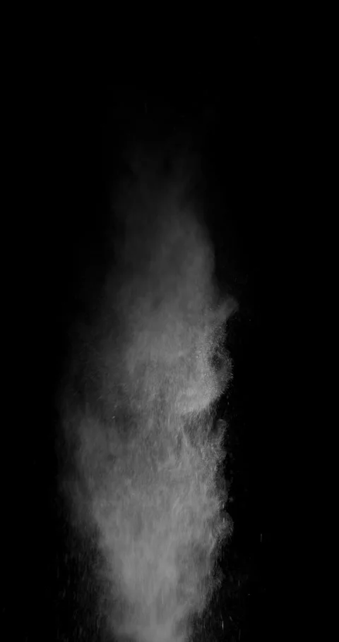 Continuous Stream of Dark Ash for Video Projects Stock Footage 324504798