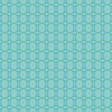 Continuous stroke-based wallpaper pattern single-line style in vintage gold, dus Illustrazione stock