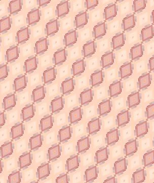 Continuous stroke-based wallpaper pattern in rose water, apricot foam, powder su Illustrazione stock