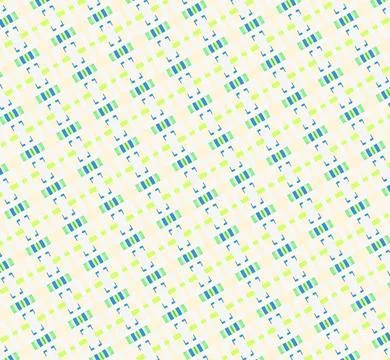 Continuous stroke-based wallpaper pattern in cloud white, beige sand, cream sorb Illustrazione stock