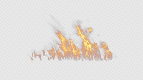 Continuous Tilted Fire Flame Loop. Vidéo 293549118