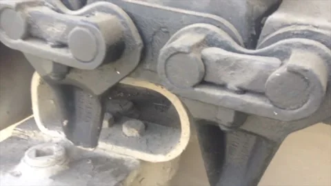 Continuous track Stock Footage 119992753