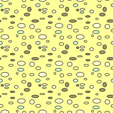 Continuous vector pattern of circles, seamless light texture Illustrazione stock