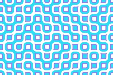 Continuous   wide retro background - vector illustration Stock Illustration