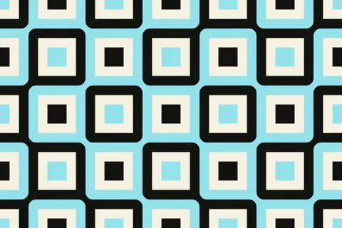 Continuous   wide retro background - vector illustration Stock Illustration