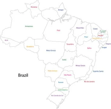 Contour bolivia map Stock Illustration