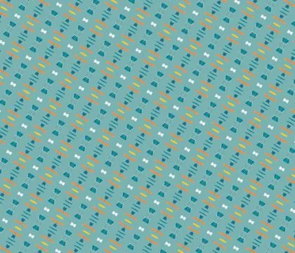 Contour building-shape pattern pattern texture with tangerine, bright gold, yell Stock Illustration