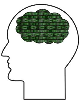 Contour of human head イラスト素材