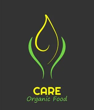 Contour leaf logo. Stylized eco greens symbol. Natural design of plant emblem Stock Illustration