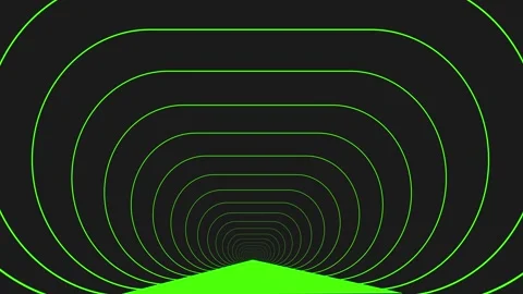 Contour Lines Over Green Gradient Terrain Vidéo 332881910