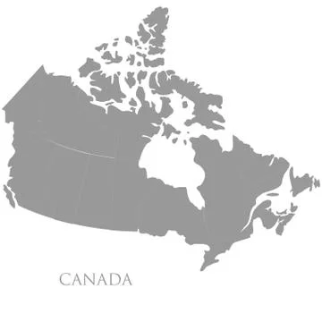 Contour Map -  Canada