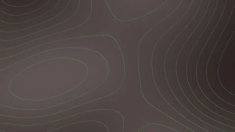 Contour map lines pulsing on black background 4K Stock Footage 337118805