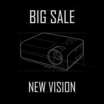 Contour raster pattern, big sale. New vision 스톡 일러스트