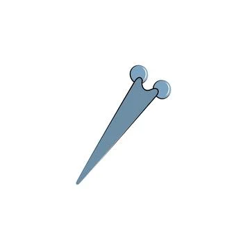 Contour roller for the face. Massage tool for sculpting the skin, boosting Stock Illustration