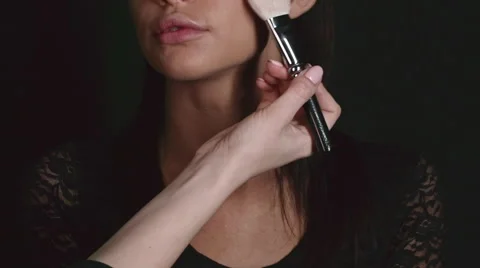 Contouring Face Stock Footage