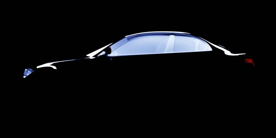 Contours of the surface of the car Stock Illustration