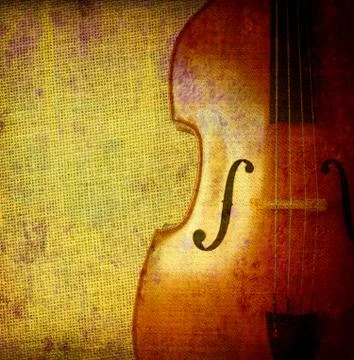 Contrabass background Stock Illustration