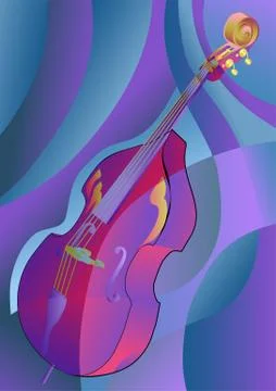 Contrabass Stock Illustration