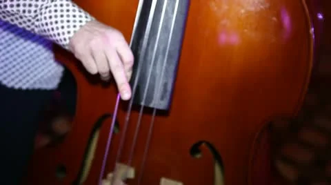 Contrabass muzik Stock Footage 20498077