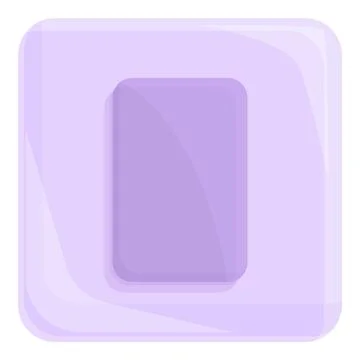 Contraception patch icon cartoon vector. Method health Illustrazione stock