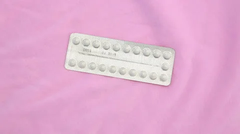 Contraceptive pill packet Vidéo 22516658