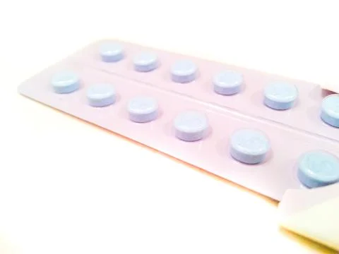 Contraceptive pills Stock Photos